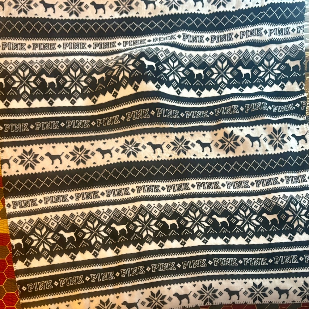 Pink by Victoria’s Secret fleece blanket